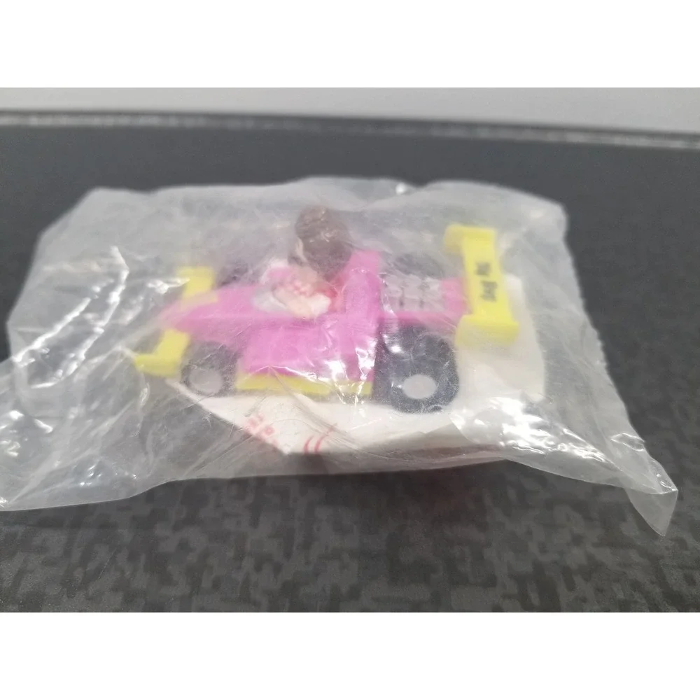 vTG 1998 Big Boy Restaurant Race Car Toy Pink Sealed New Old Stock Promotional
